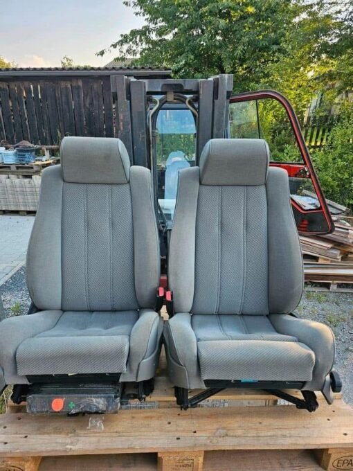 Sièges sport BMW E34 tissu gris