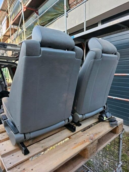 Sièges sport BMW E34 tissu gris – Image 2