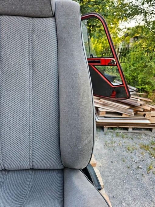 Sièges sport BMW E34 tissu gris – Image 6