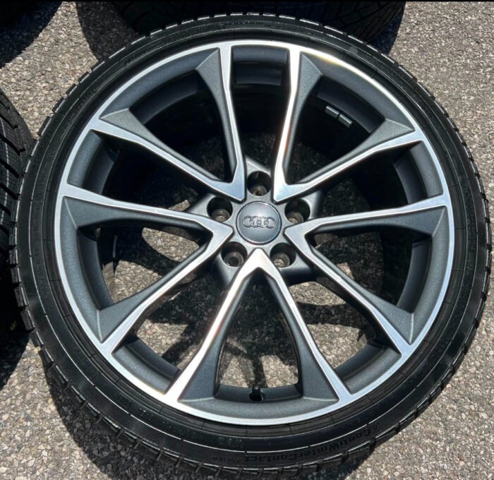 4 JANTES D'HIVER EN ALUMINIUM 19" ORIGINALES AUDI A4 S4 8W B9 8W0601025BF – Image 4