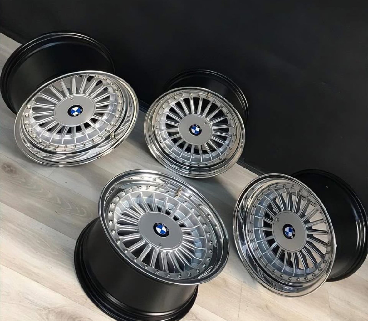 16" pouces - roues 2 pièces pour BMW E21 * BMW série Bliss * Lèvres polies Disponible au Magasinsin 2000€ Envoi pose https://service-etranger.fr/ – Image 3