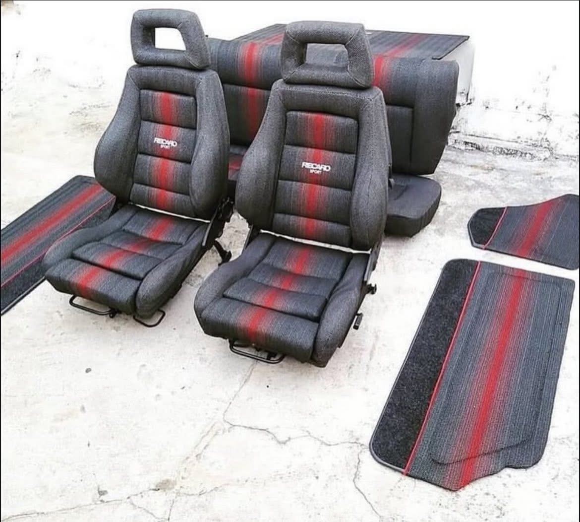 Kit complet Recaro Laguna Red – VW Golf Mk2 – Image 3