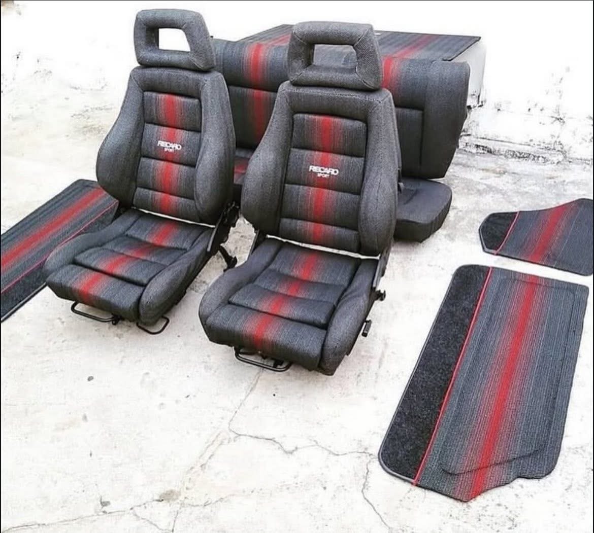 Kit complet Recaro Laguna Red – VW Golf Mk2 – Image 4